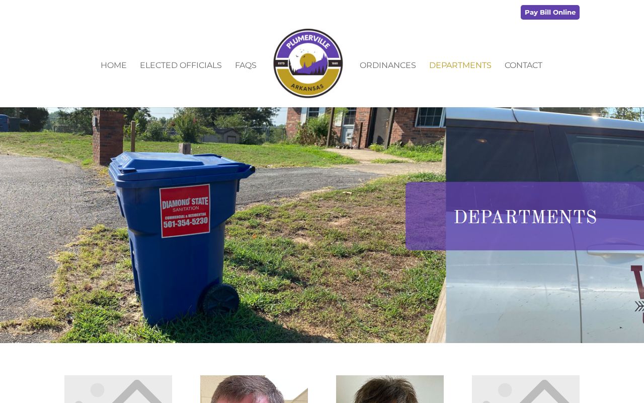 Plumerville criminal history police chief department page